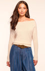 Ramy Brook Chance Merino Off-The-Shoulder Sweater at Romi Boutique