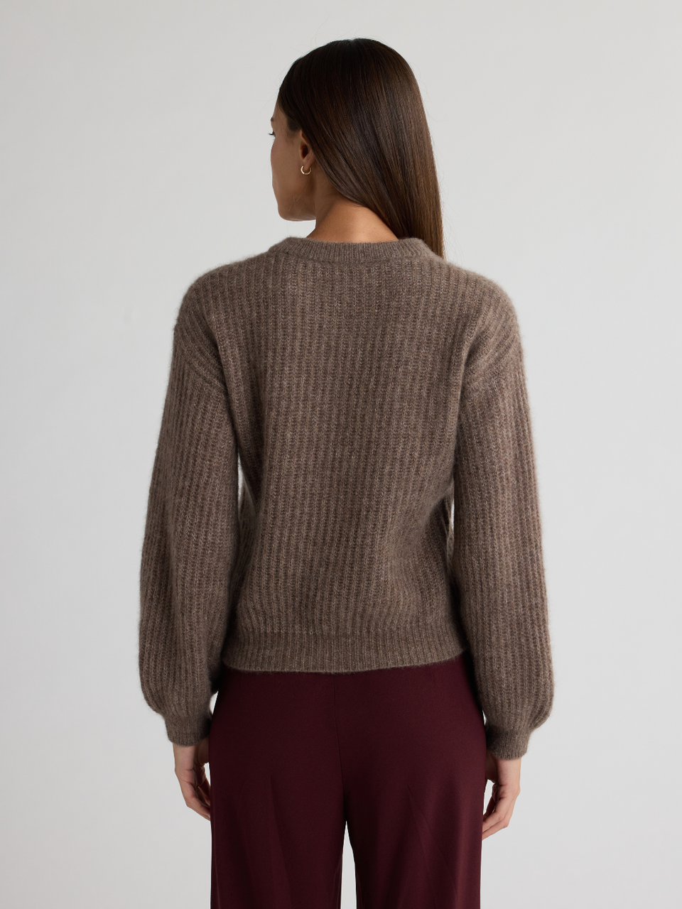 W.Cashmere Lyra Crew Neck Sweater at Romi Boutique