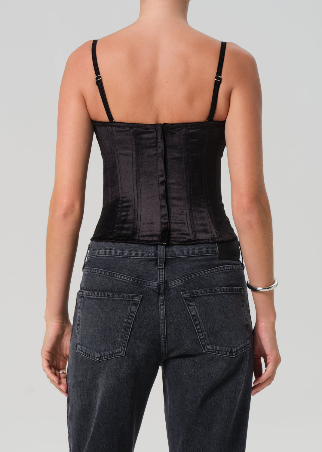 DARYA CORSET TOP IN BLACK