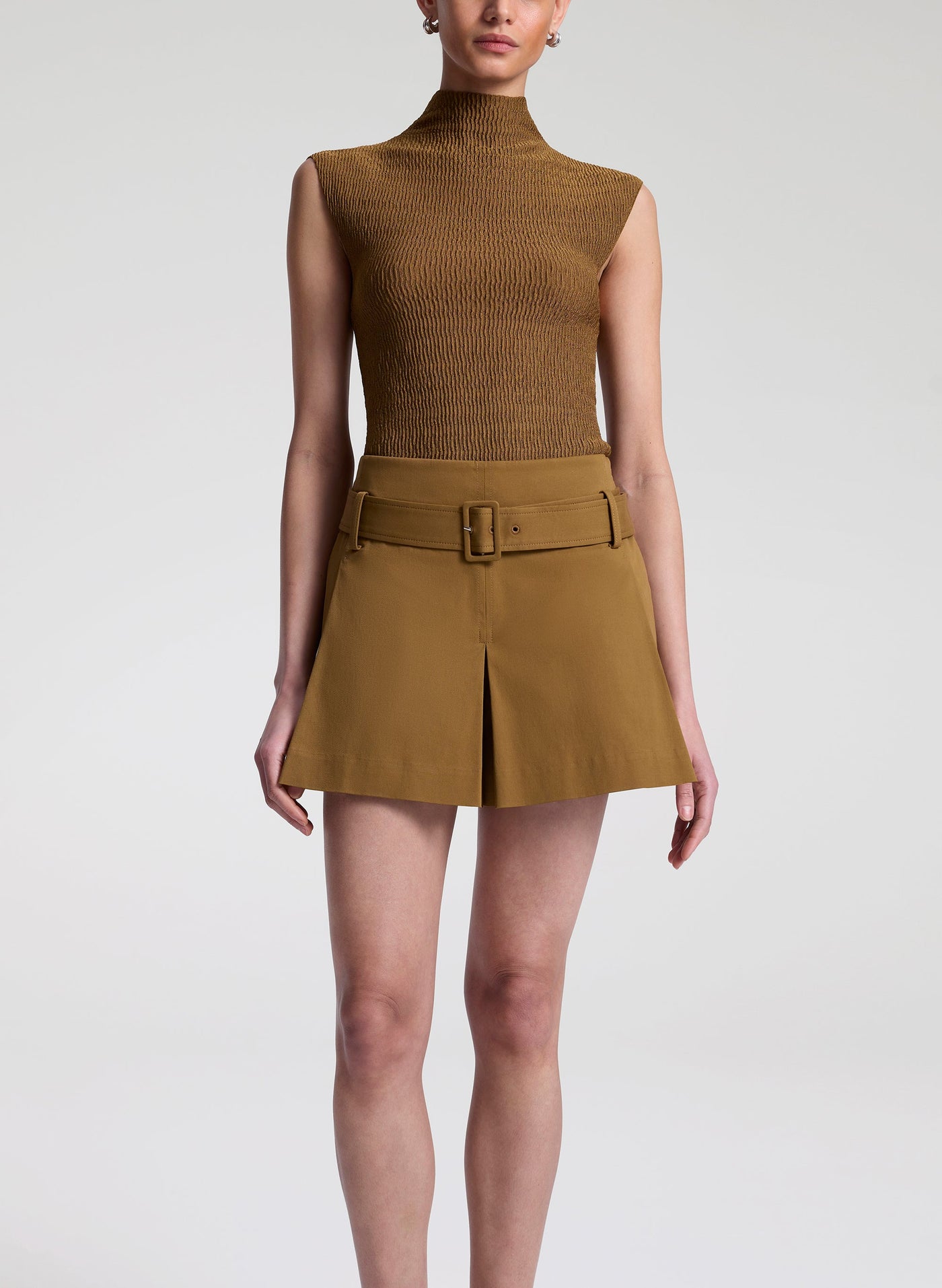 JADA KNIT TOP IN SADDLE