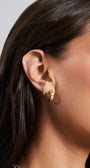 EF Collection Diamond Cuffed Stud Earrings at Romi Boutique