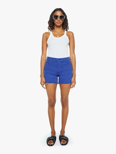 THE SKIPPER SHORT N LONG FRAY IN CATS AND DOGS/VICTORIA BLUE