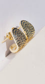 Native Gem ARC STUDS IN LONDON BLUE at Romi Boutique