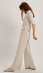 Suzie Kondi LITO LOW RISE FLARE PANTS at Romi Boutique