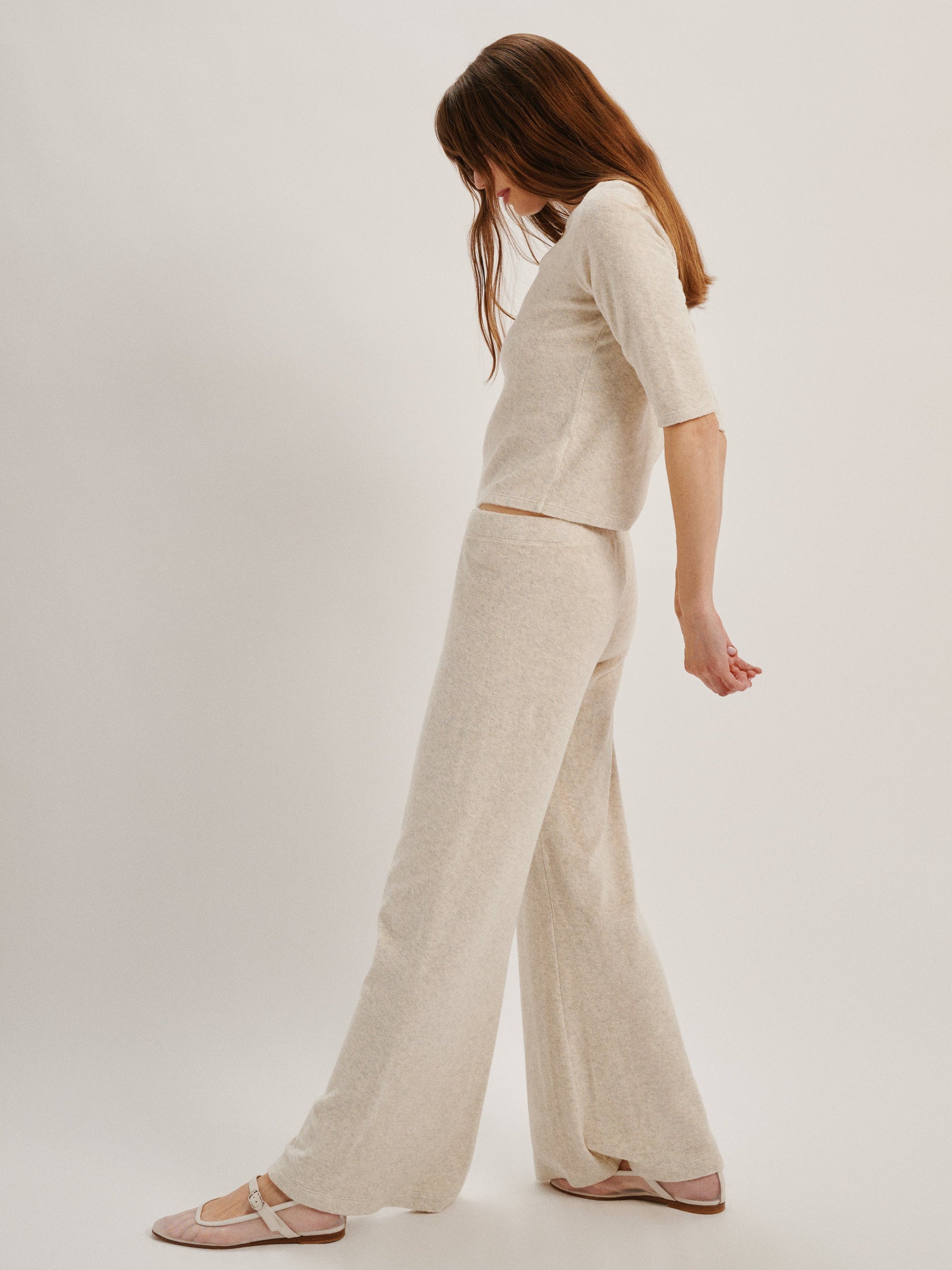 Suzie Kondi LITO LOW RISE FLARE PANTS at Romi Boutique