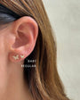 EF Collection Diamond Baby Butterfly Stud Earrings at Romi Boutique