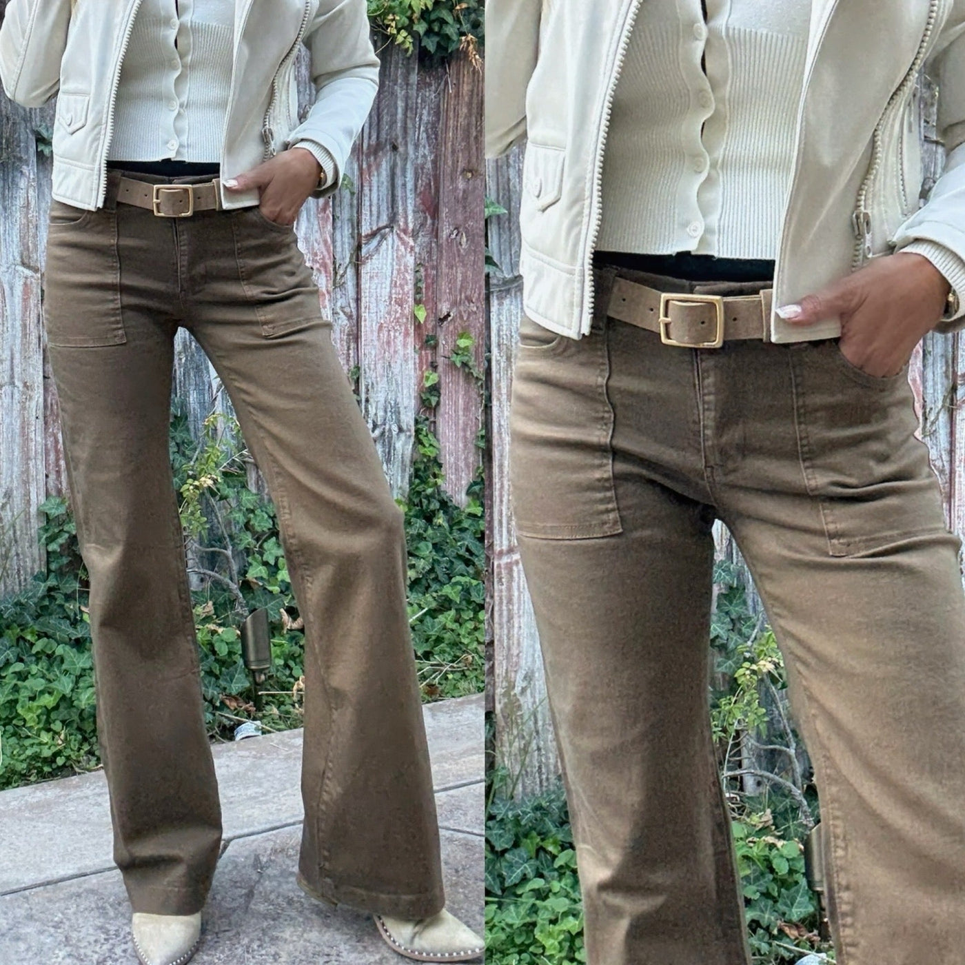 ROMI IN WASHED BROWN