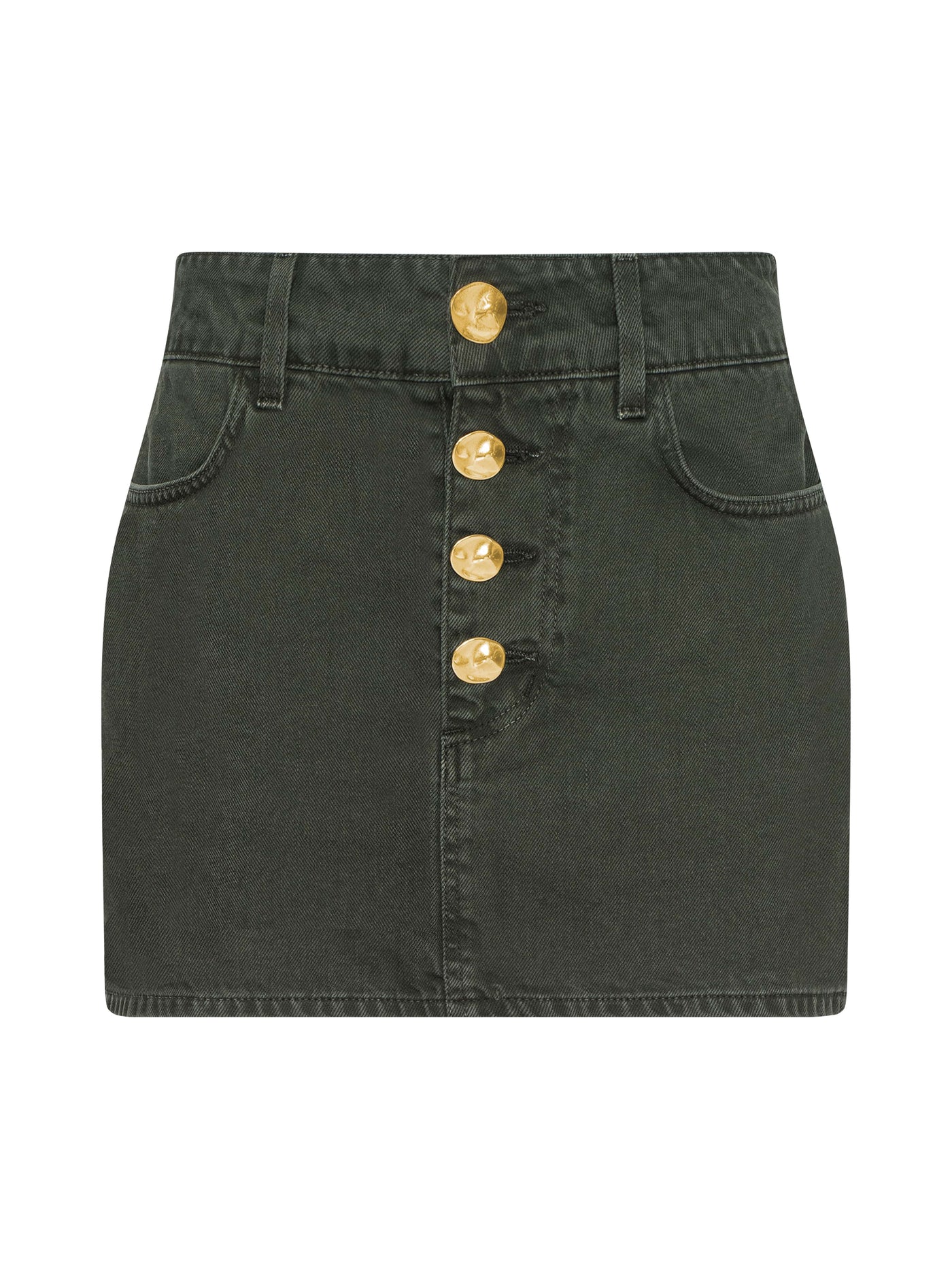 SOLENE DENIM MINI SKIRT IN PICHOLINE