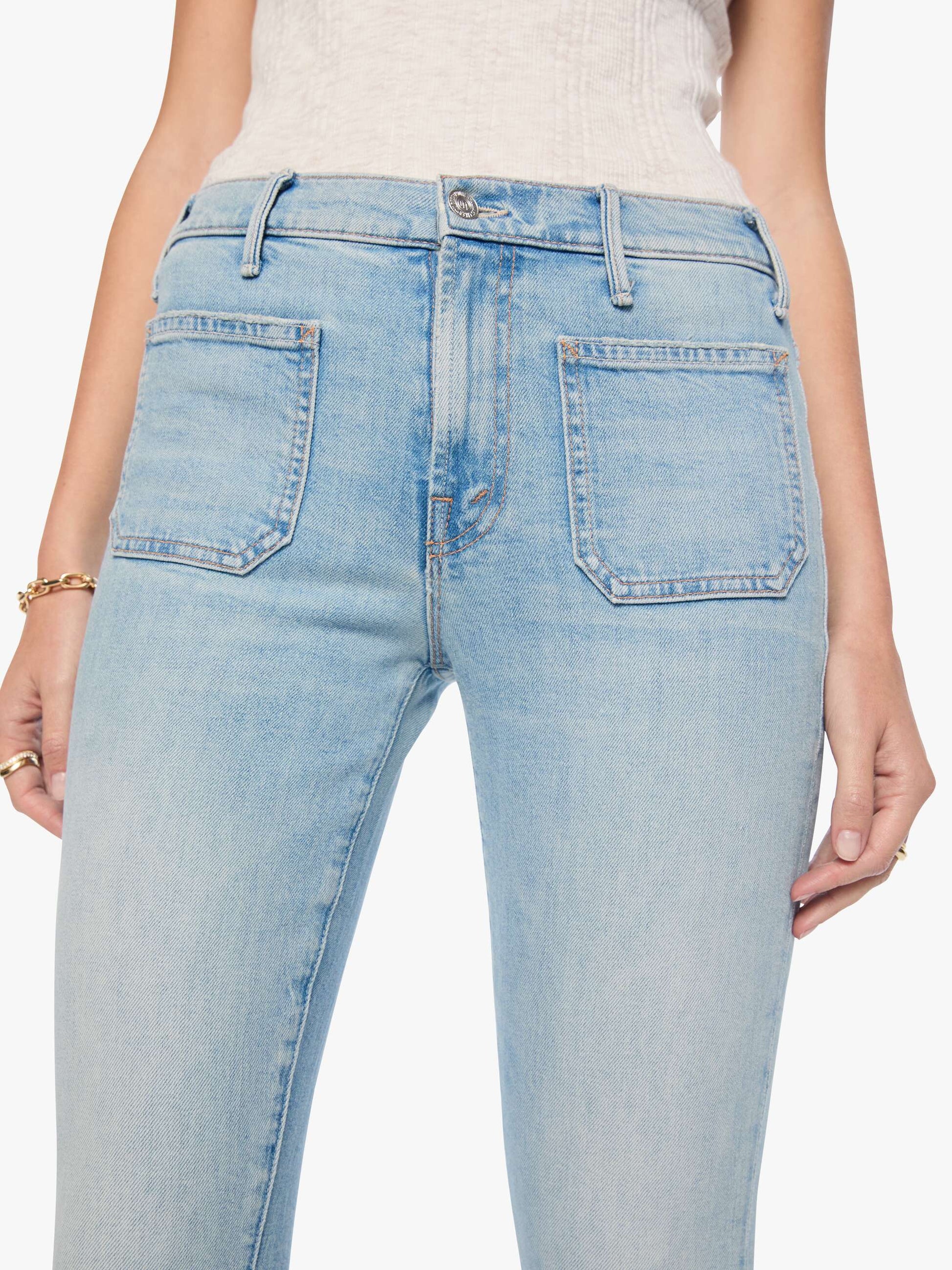 The Patch Pocket Insider Sneak Jeans