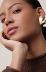 Jenny Bird Mega Art Heart Symmetrical Button Earrings at Romi Boutique