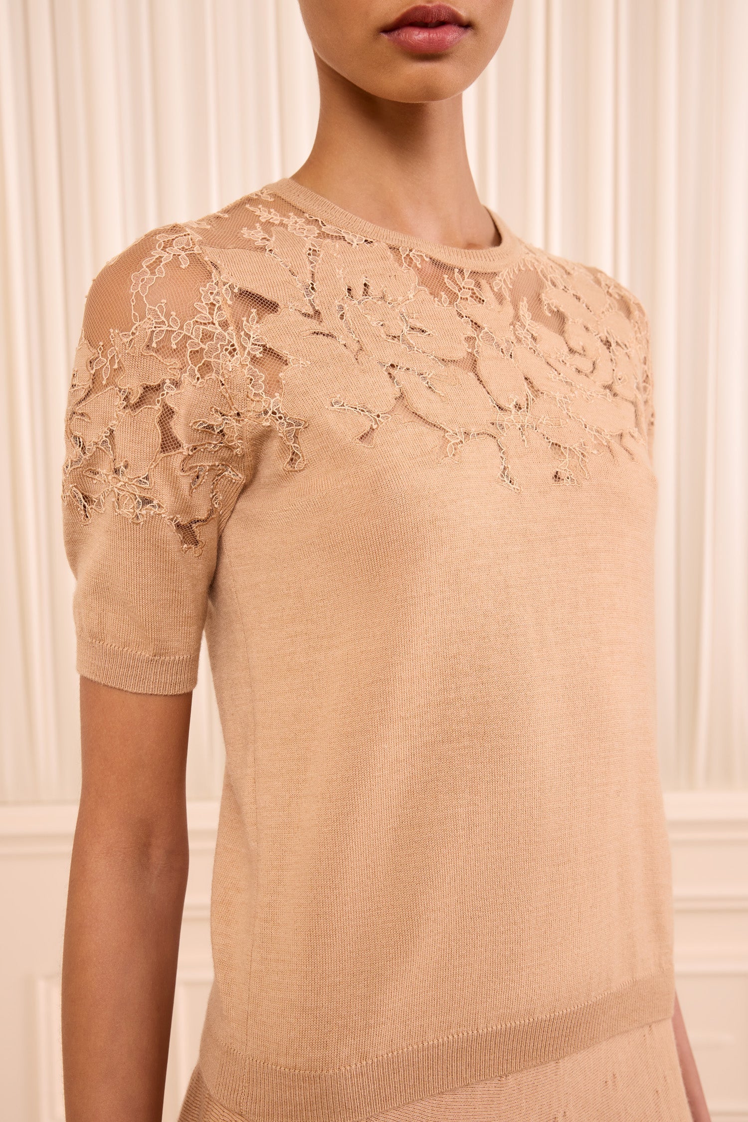 Ella Short Sleeve Lace Top