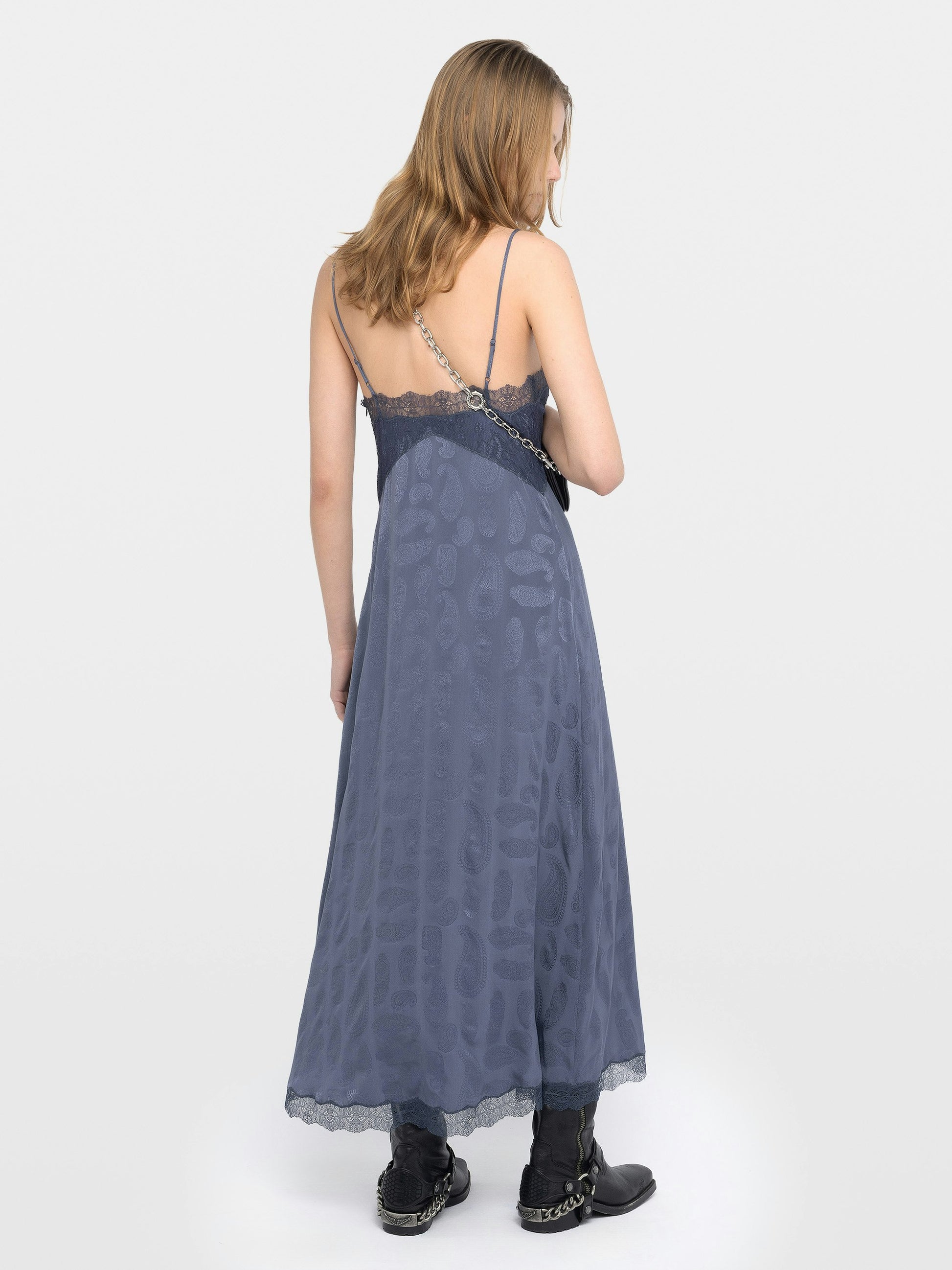 Zadig & Voltaire RIDAR SILK DRESS at Romi Boutique