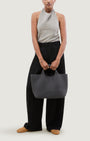Naghedi ST. BARTHS MEDIUM TOTE IN ASH at Romi Boutique