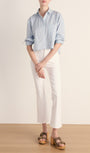 Veronica Beard Carson High Rise Ankle Flare at Romi Boutique