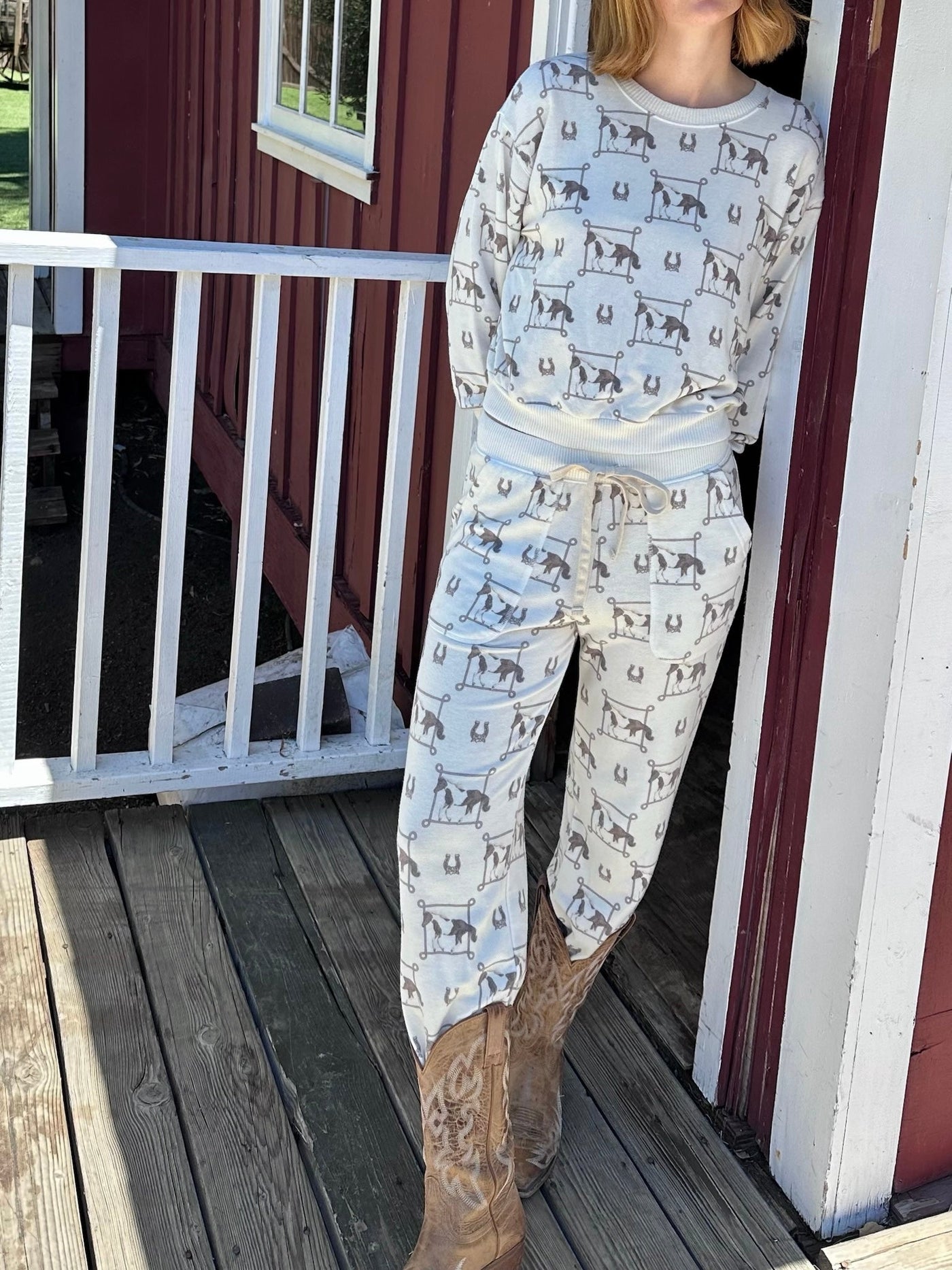 COZY PANT IN LASSO RODEO HORSE