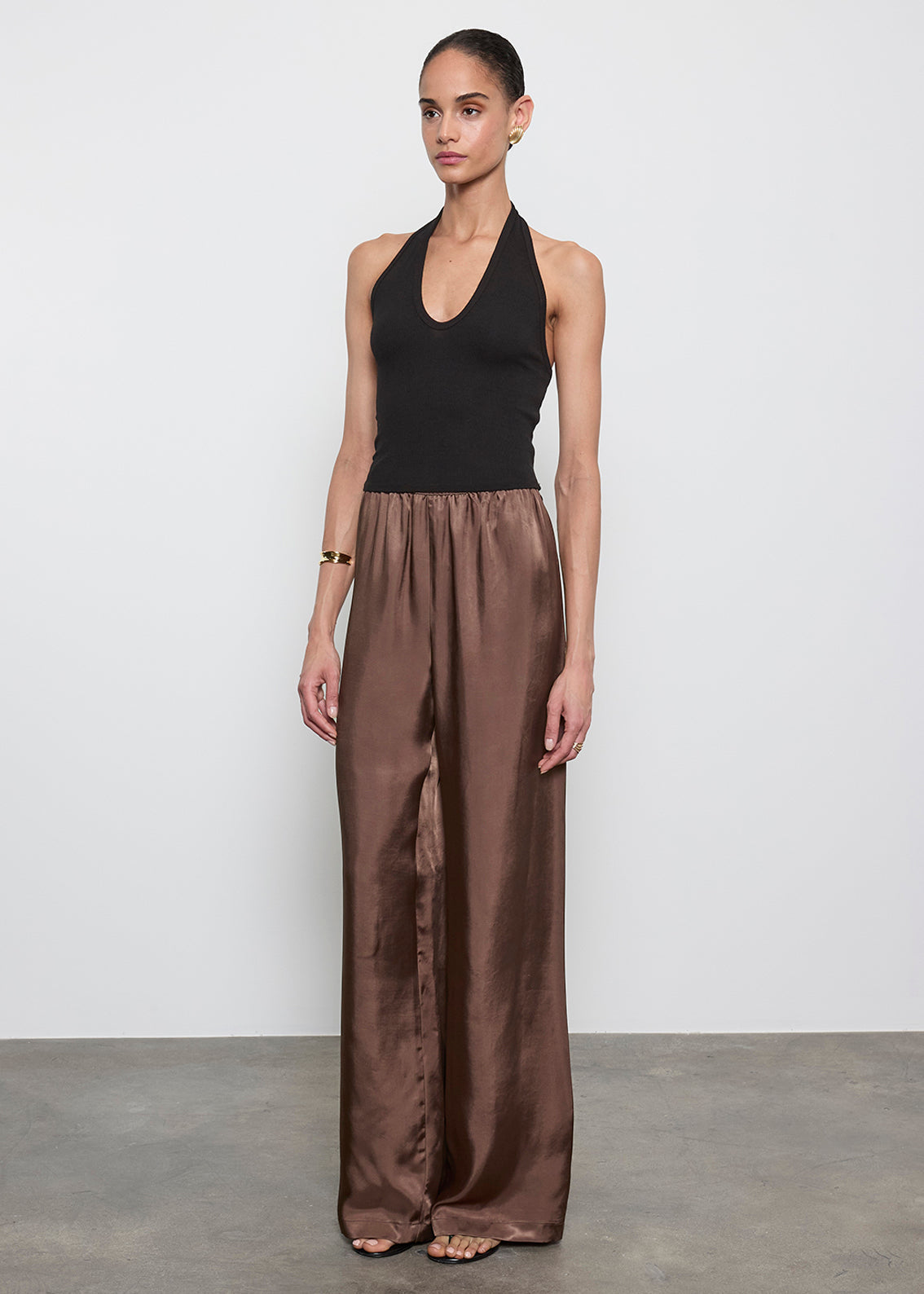 SILK RIB U HALTER