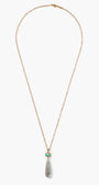 Chan Luu Messina Necklace In Clear Quartz at Romi Boutique