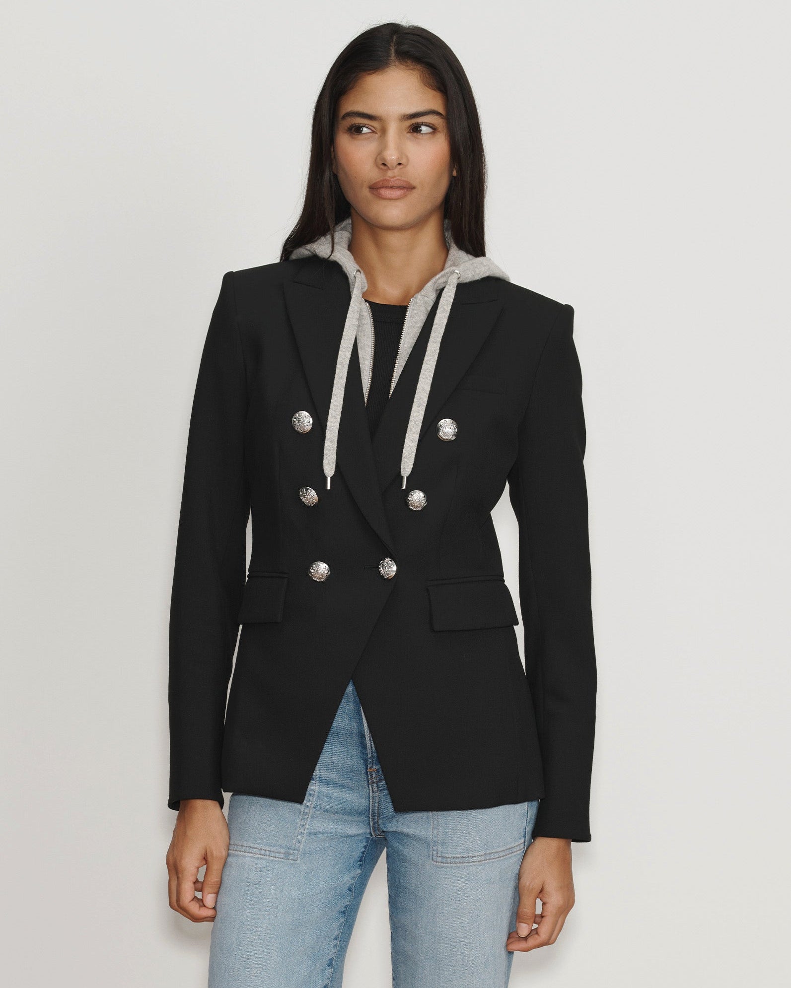 Veronica Beard Cashmere Hoodie Dickey at Romi Boutique