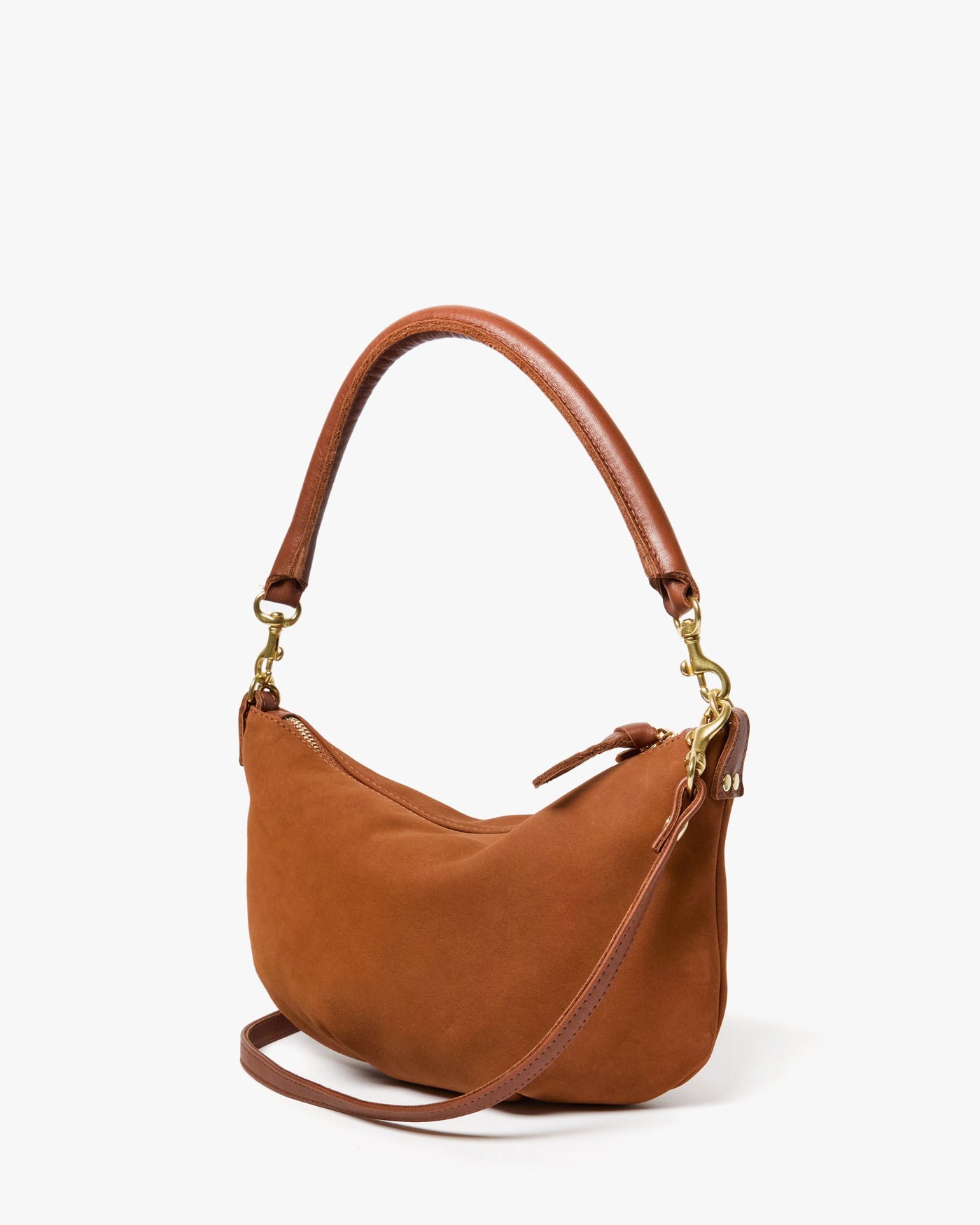PETIT MOYEN MESSENGER SMOOTH NUBUCK IN HAZELNUT