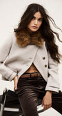 BA&SH TERRY COAT at Romi Boutique