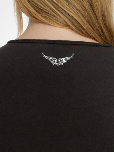 HENLEY T-SHIRT TUNI IN DARK CHOCOLATE