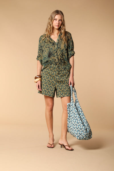 ADELE SHIRT IN FLORAL PRINT GREEN