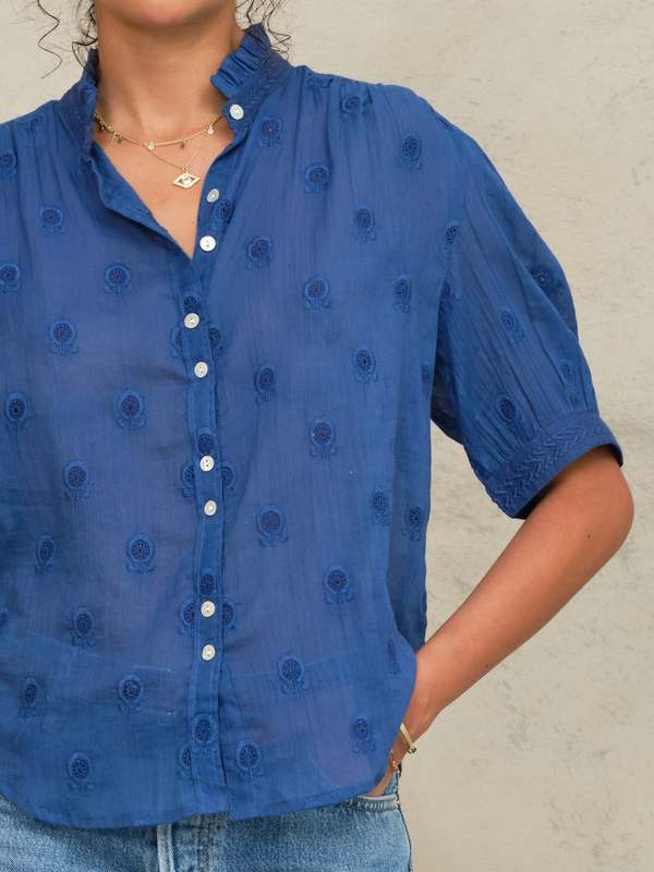 Mabe Frani Short Sleeve Top at Romi Boutique