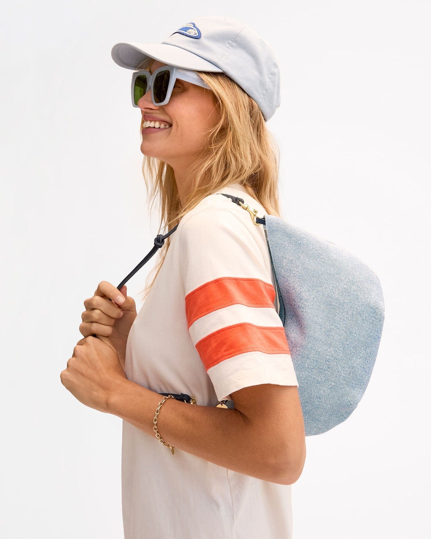 LUNE IN LIGHT BLUE DENIM SUEDE
