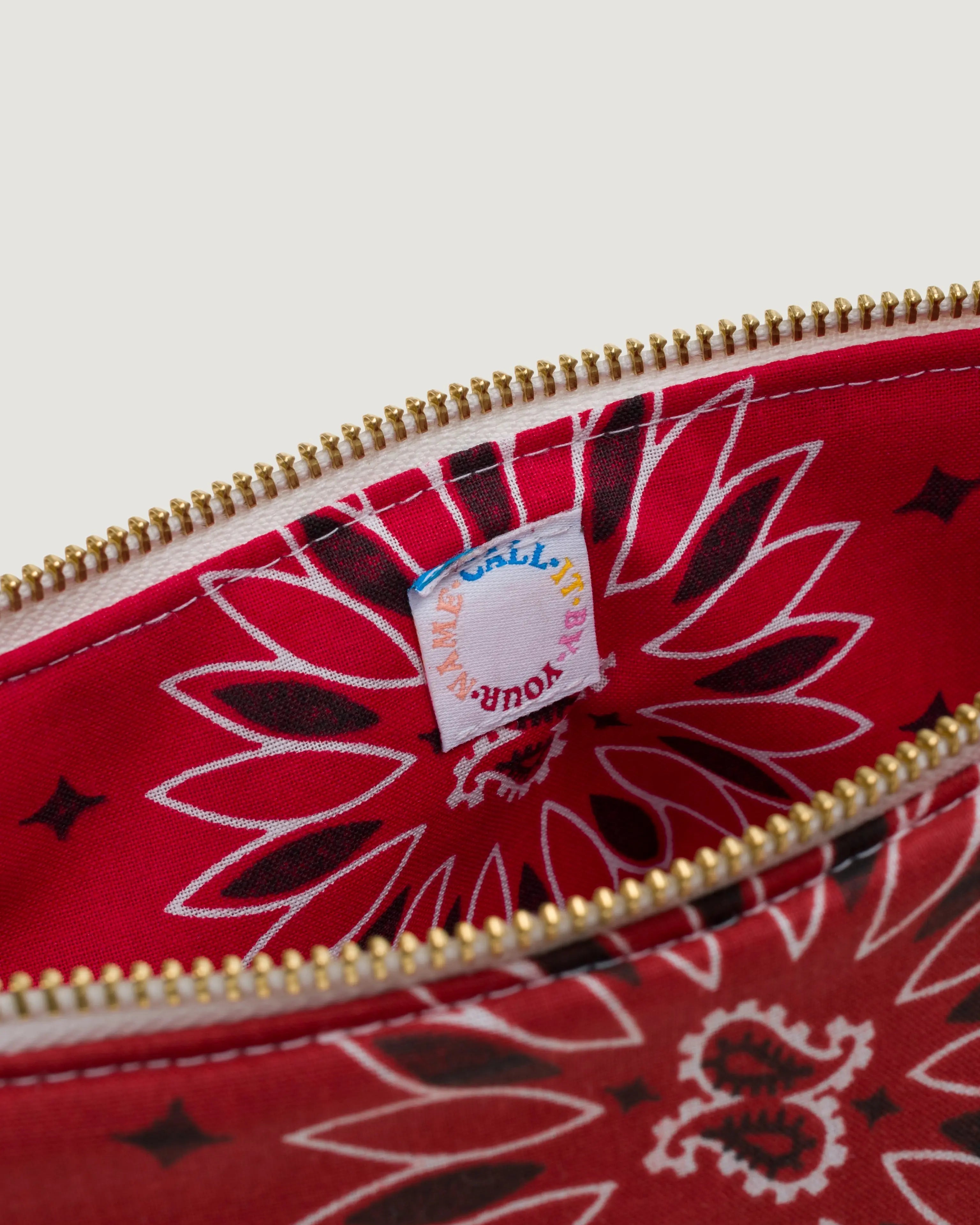 Call It By Your Name Toiletry Bag Heart at Romi Boutique