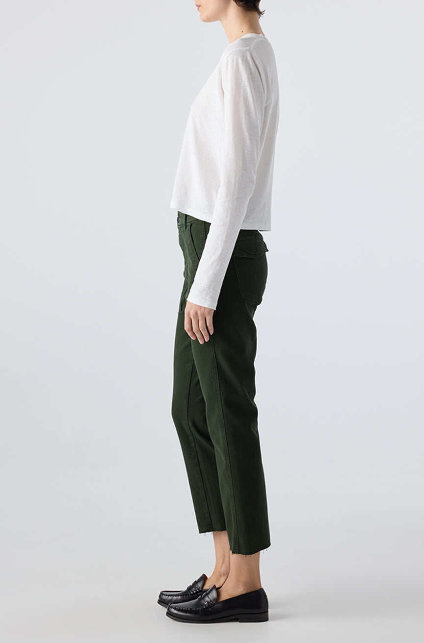 EASY ARMY TROUSER IN MOSSWOOD