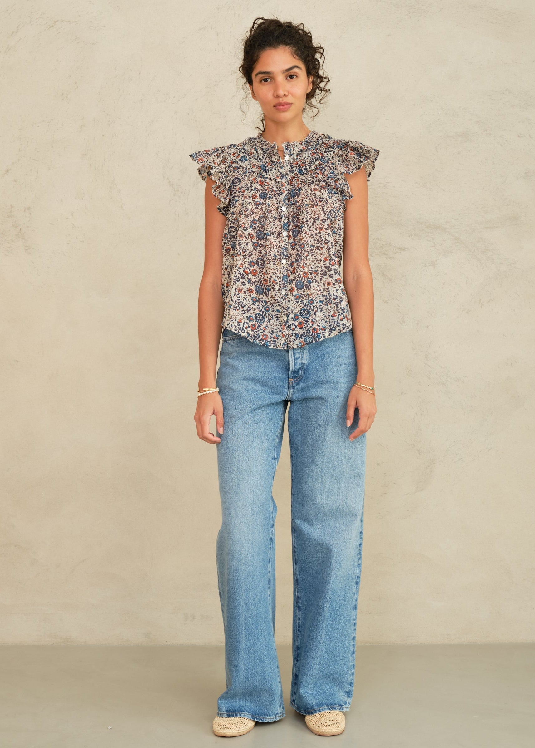Cass Frill Top
