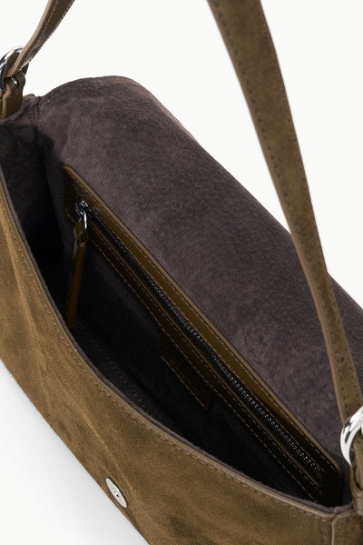 HARLOW BAG IN TRUFFLE SUEDE