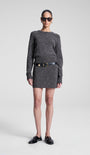 A.L.C Stella Boucle Tweed Mini Skirt at Romi Boutique