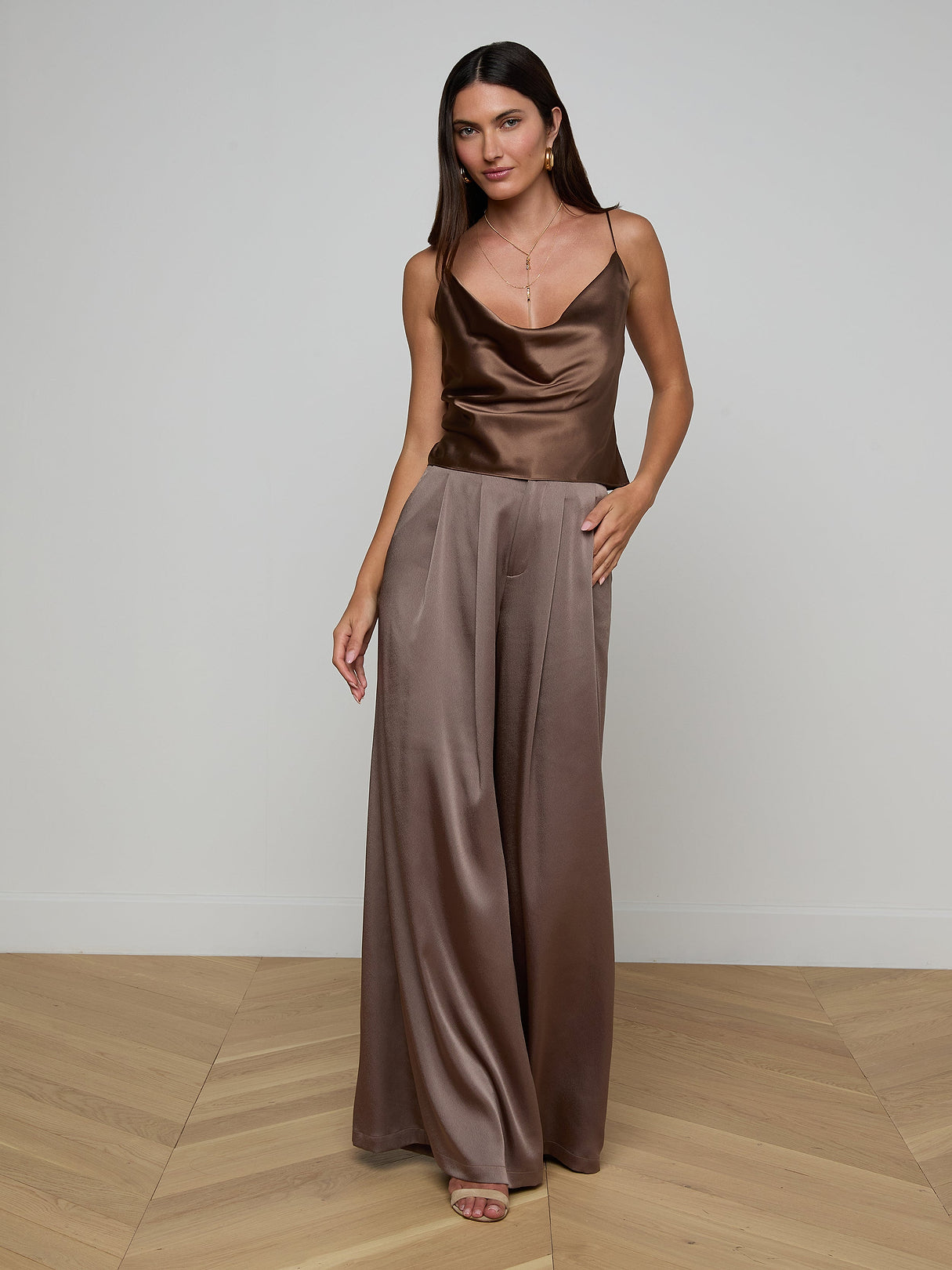 CALISTA SILK CAMISOLE by L'Agence - Romi Boutique
