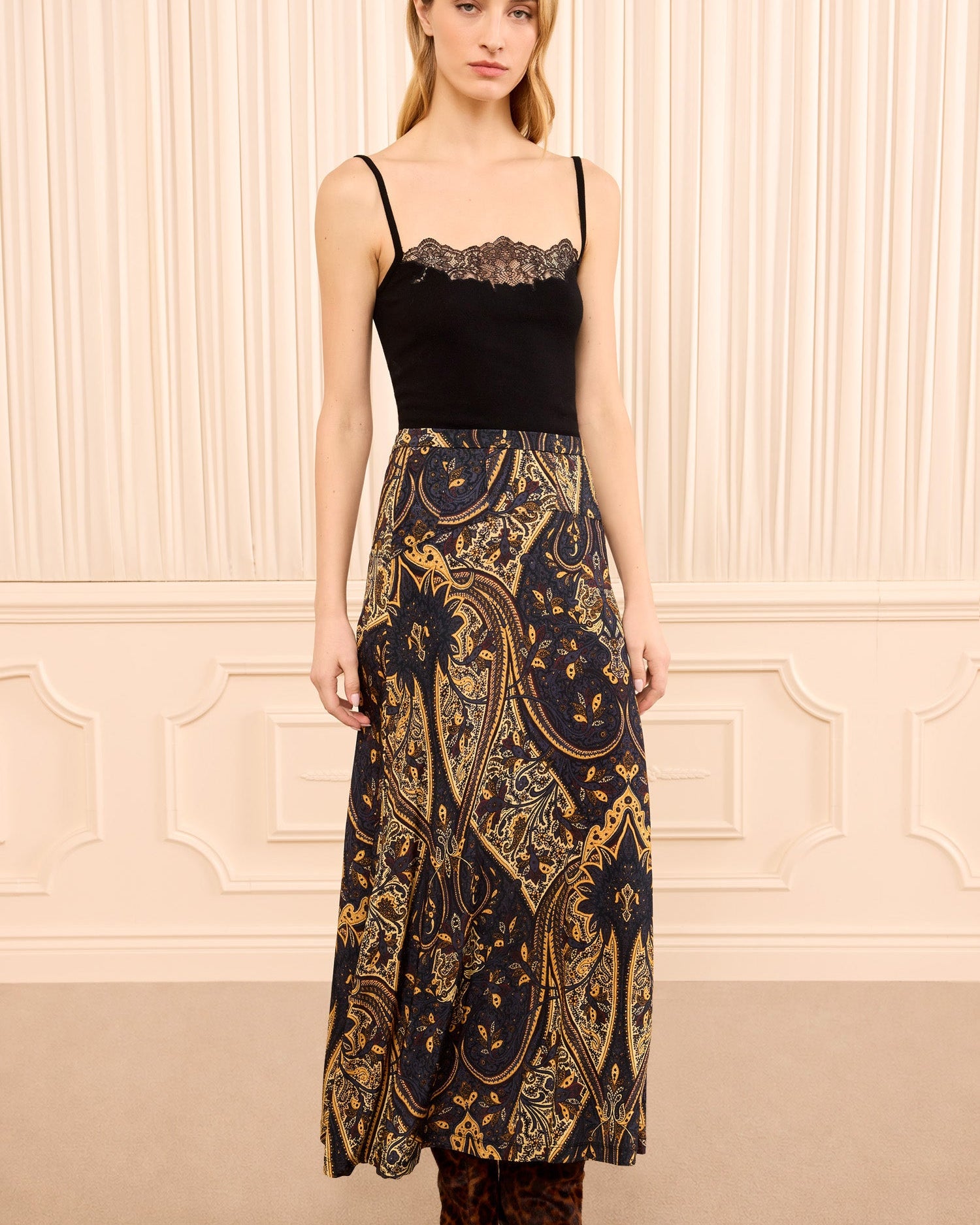Paola Jersey Skirt
