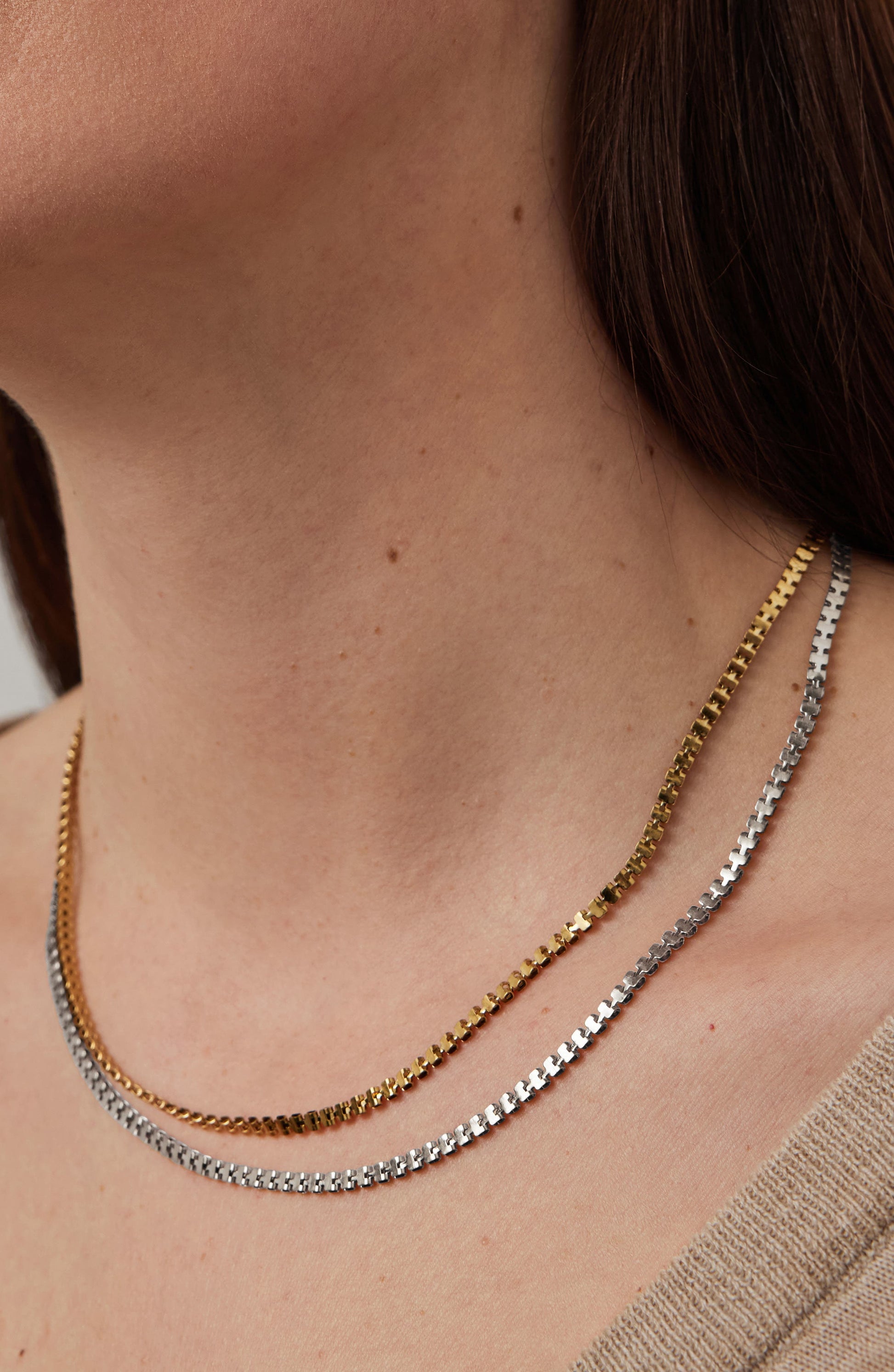 Double Amalfi Chain Necklace
