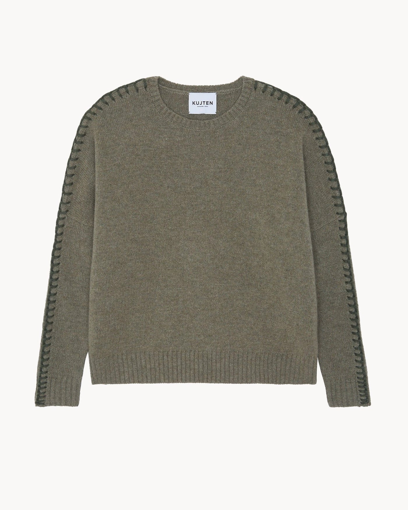 AMEA SWEATER IN MARL KHAKI