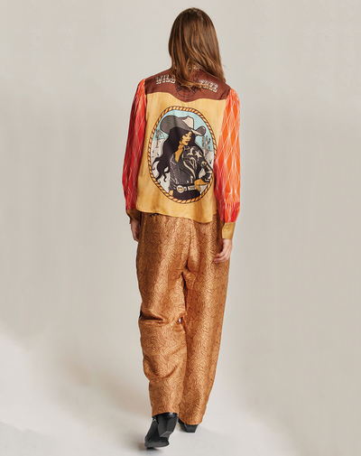 LYDIA TAILORED PANTS IN RODEO - Romi Boutique