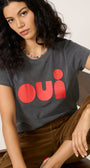 Clare V OUI CLASSIC TEE at Romi Boutique