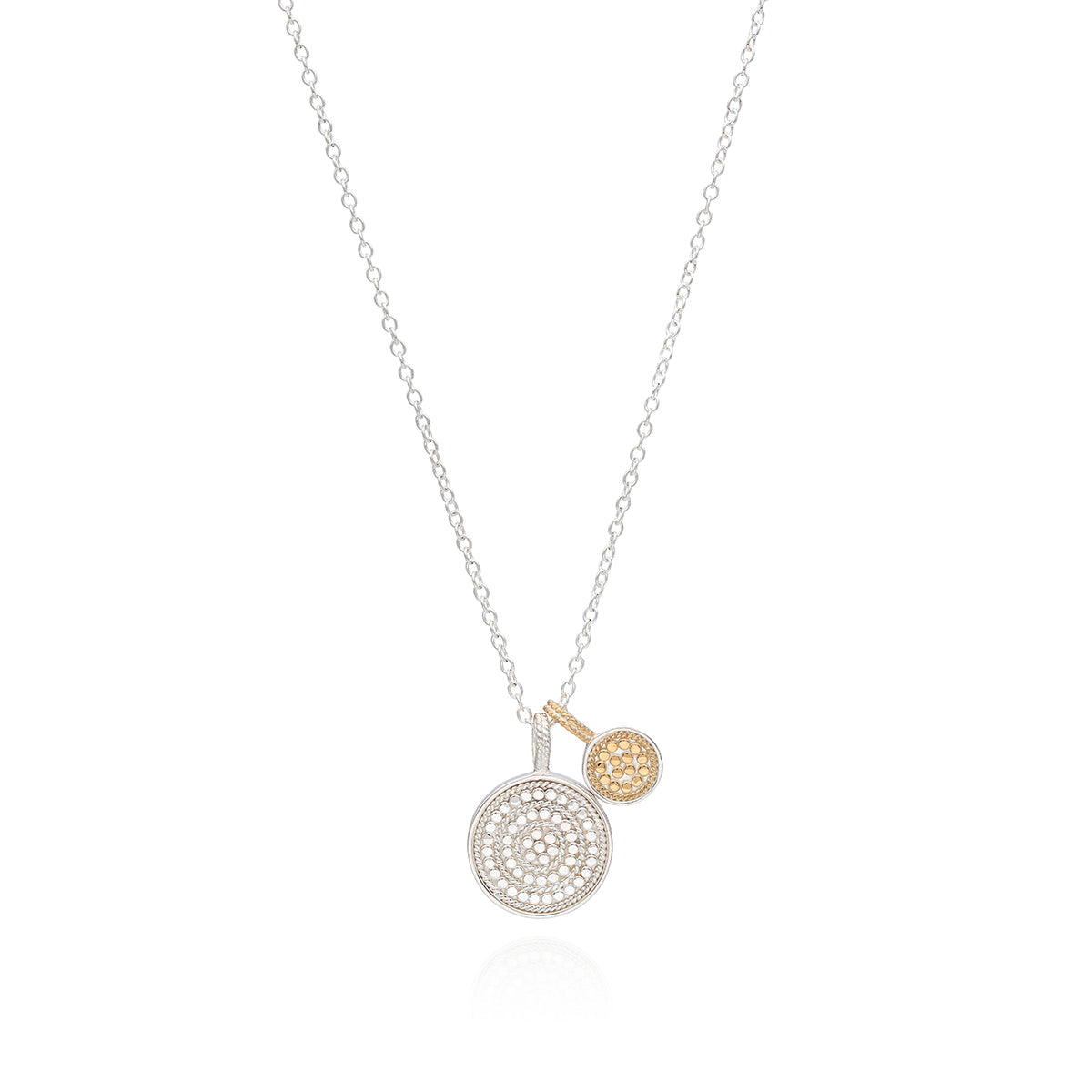 Anna Beck Circle of Life Dual Divided Disc Charity Necklace at Romi Boutique