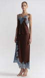 A.L.C Hana Satin and Lace Camisole Top at Romi Boutique