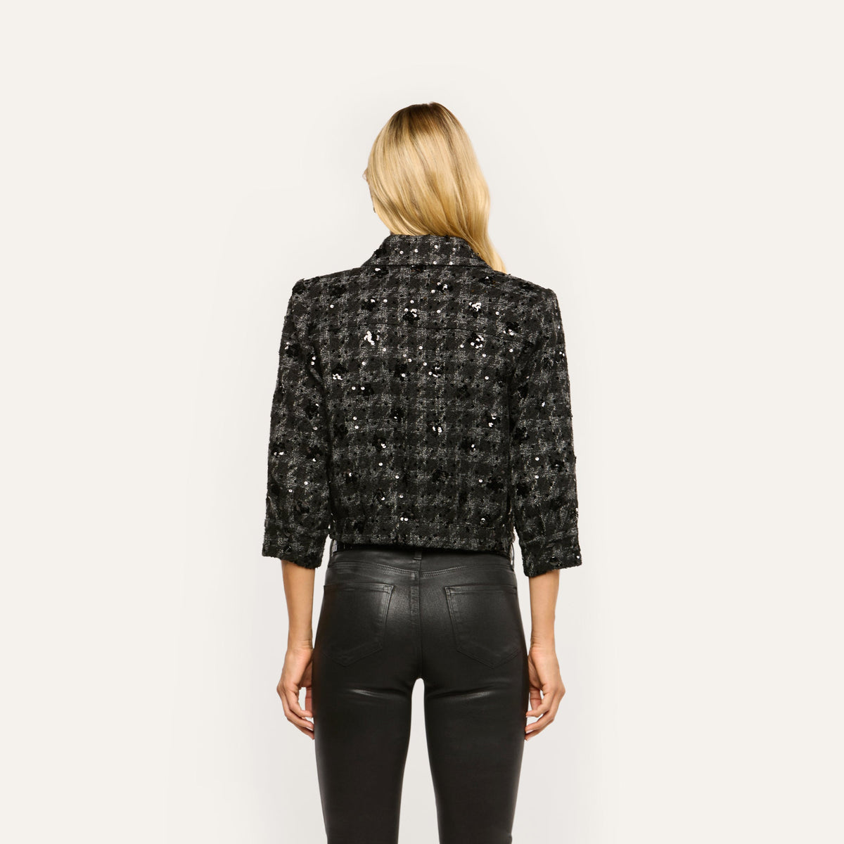 Jia Sequined Tweed Jacket