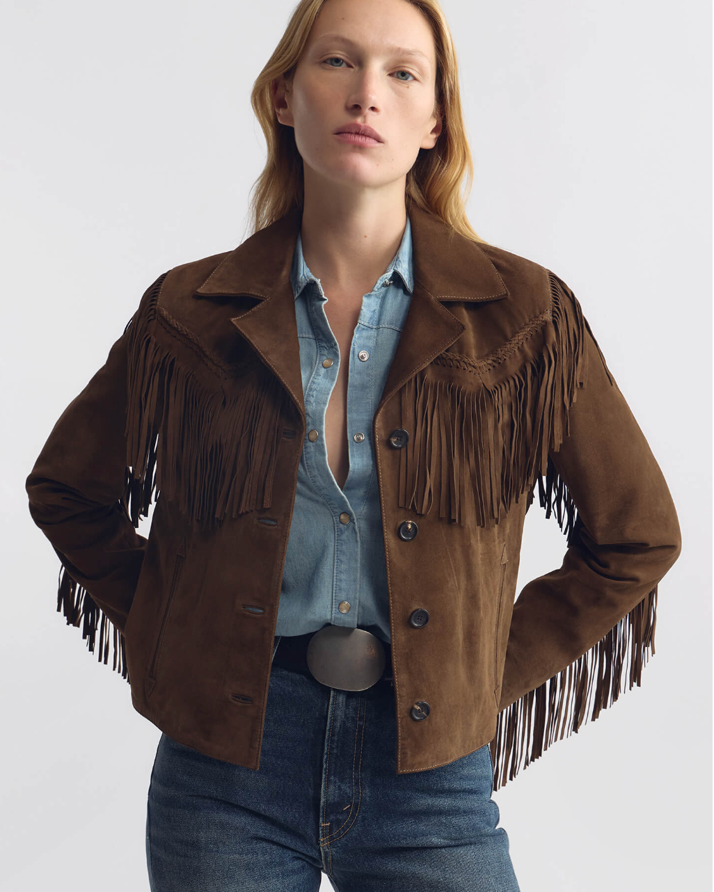 Nili Lotan Eloi Suede Jacket at Romi Boutique