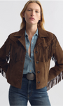 Nili Lotan Eloi Suede Jacket at Romi Boutique