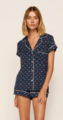 Eberjey Gisele Printed Long Pj Set at Romi Boutique