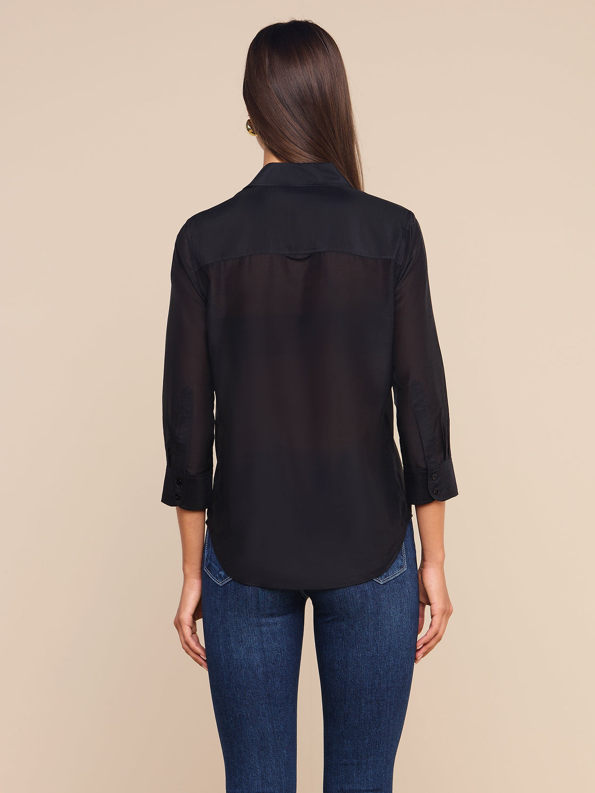 Dani Cotton-Silk Blouse