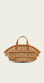 MINI FRINGE MERCADO TOTE IN NATURAL - Romi Boutique