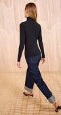Ulla Johnson AURELIA JERSEY LONG SLEEVE TURTLENECK TOP at Romi Boutique