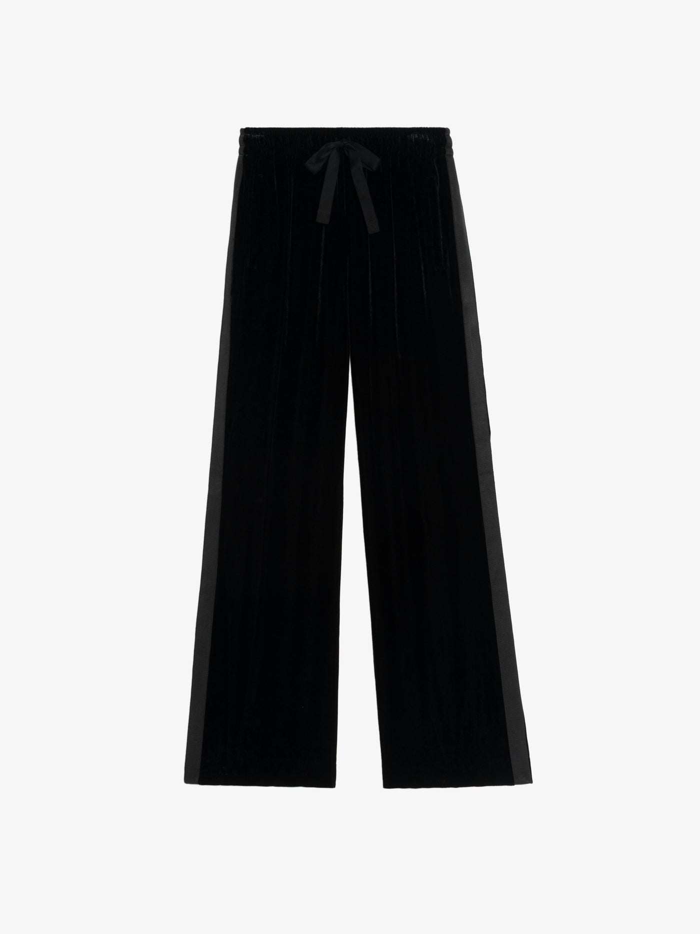 POMA VELVET PANTS IN BLACK