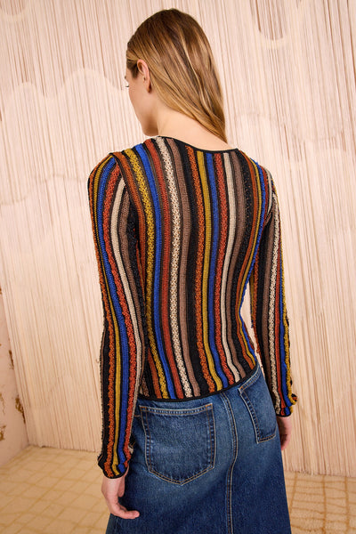 ARDITH KNIT LONG SLEEVE TOP IN ZOISITE